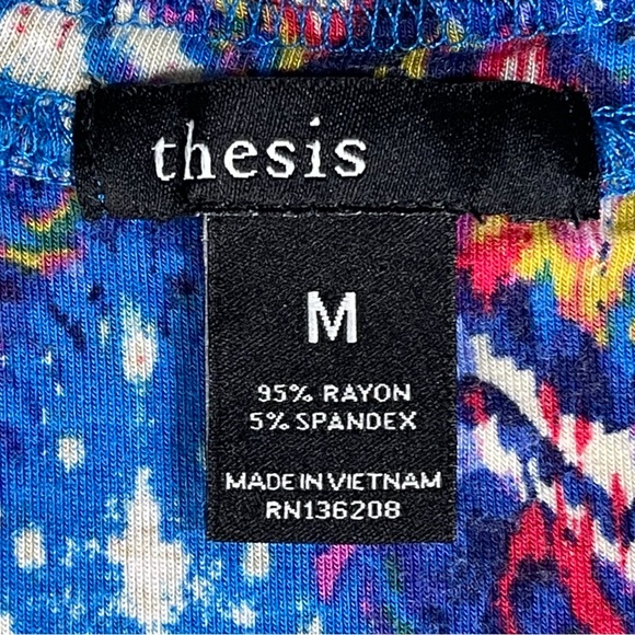 Thesis size medium racerback tribal design dress shark bite hem with pockets EUC - Picture 14 of 15